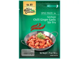 AsiaHomeGourmet Sečuánské Stir-Fry s chilli, zázvorem a česnekem pasta 50 g